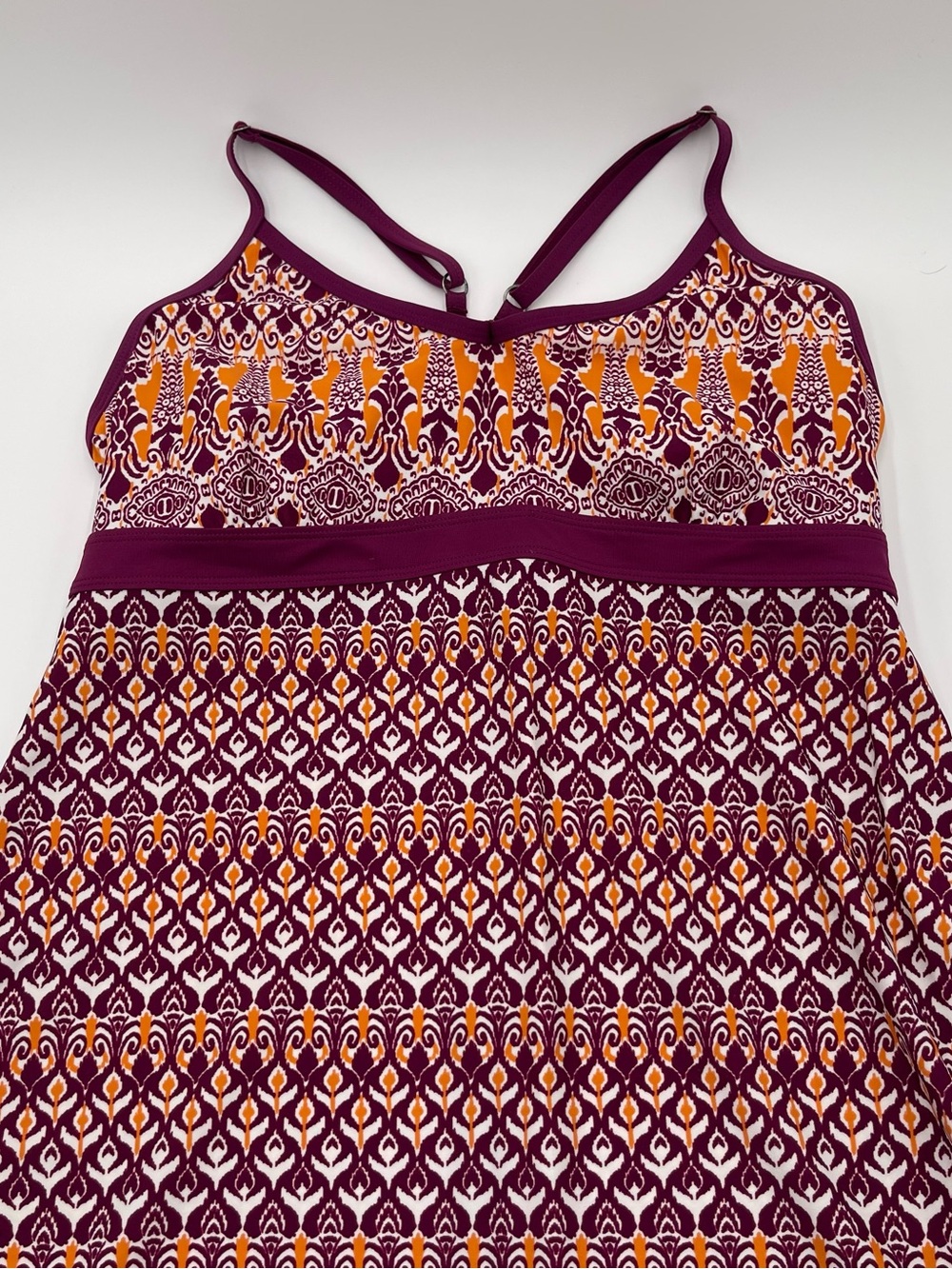 Athleta Printed Shorebreak Swim Dress Womens Large Swimwear Activewear - Picture 3 of 9